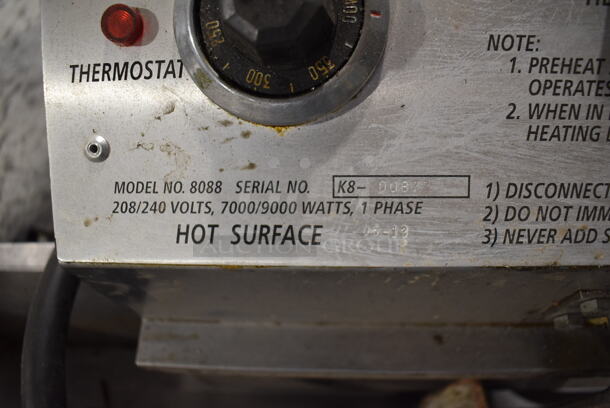 Super King 8088 Stainless Steel Commercial Funnel Cake Fryer. 208/240 Volts, 1 Phase. 35x22x15 - Image 4 of 6