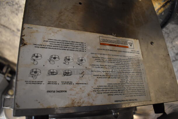 Auto Breeze Stainless Steel Commercial Countertop Cotton Candy Machine. 120 Volts, 1 Phase. 26x26x22. Tested and Working! - Image 6 of 7