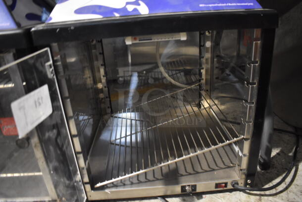 J&J Snack Foods JJ690-16 Metal Commercial Countertop Warming Display Case Merchandiser. 120 Volts, 1 Phase. 17.5x17.5x25. Tested and Working! - Image 3 of 5