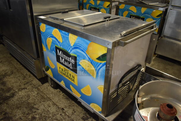 C Nelson BDC-8 Stainless Steel Commercial Ice Cream Frozen Dessert Portable Freezer Cart on Commercial Casters. 115 Volts, 1 Phase. 44x32x42. Tested and Working! - Image 2 of 6