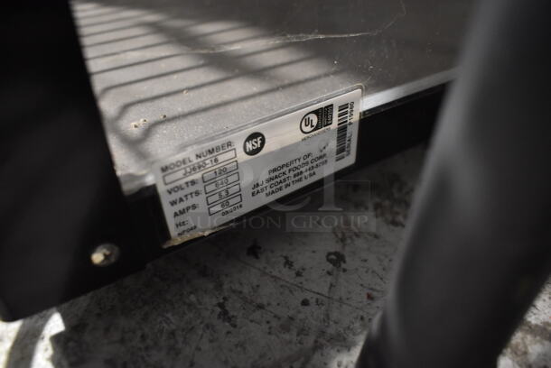 J&J Snack Foods JJ690-16 Metal Commercial Countertop Warming Display Case Merchandiser. 120 Volts, 1 Phase. 17.5x17.5x25. Tested and Working! - Image 4 of 5