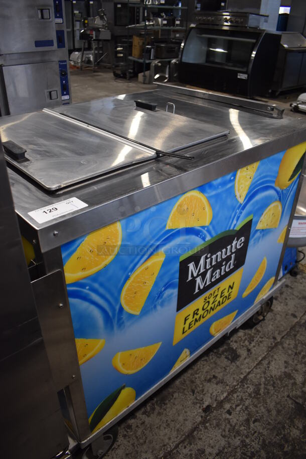 C Nelson BDC-8 Stainless Steel Commercial Ice Cream Frozen Dessert Portable Freezer Cart on Commercial Casters. 115 Volts, 1 Phase. 44x32x42. Tested and Working! - Image 5 of 6