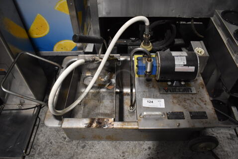 Vulcan Stainless Steel Commercial Oil Filtration System. 115/230 Volts, 1 Phase. 40x20x26