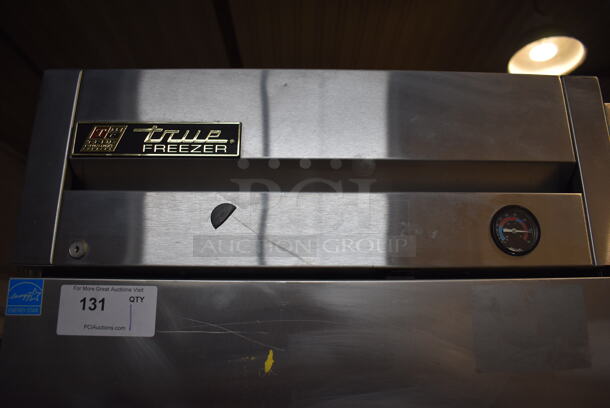 2013 True T-23F ENERGY STAR Stainless Steel Commercial Single Door Reach In Freezer w/ Poly Coated Racks on Commercial Casters. 115 Volts, 1 Phase. 27x30x83. Tested and Powers On But Does Not Get Cold - Image 2 of 5