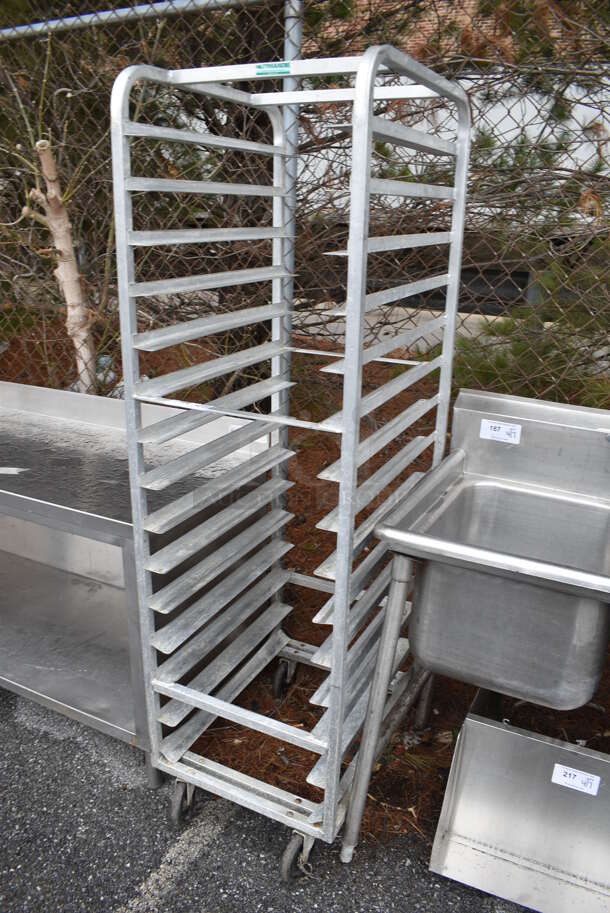 Metal Commercial Pan Transport Rack on Commercial Casters. 20.5x26x71 - Image 2 of 4