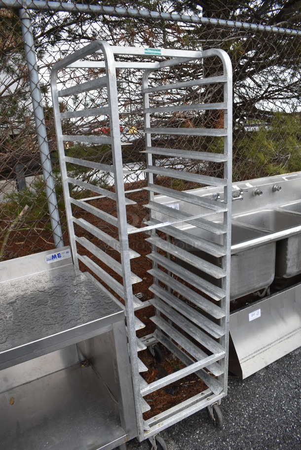 Metal Commercial Pan Transport Rack on Commercial Casters. 20.5x26x71 - Image 3 of 4