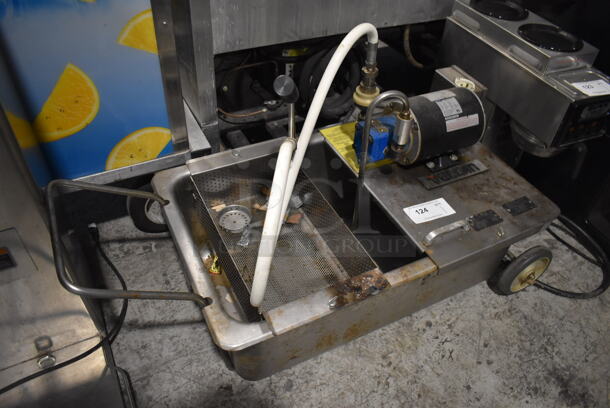 Vulcan Stainless Steel Commercial Oil Filtration System. 115/230 Volts, 1 Phase. 40x20x26 - Image 5 of 5