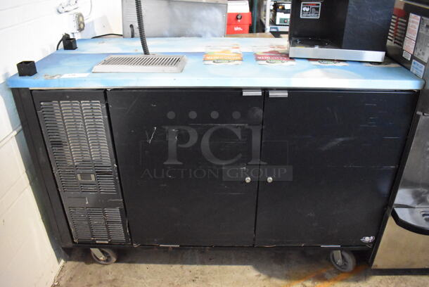 Perlick DDS60-IR Stainless Steel Commercial Direct Draw Kegerator on Commercial Casters. 115 Volts, 1 Phase. 64x30x45. Tested and Powers On But Does Not Get Cold - Image 1 of 6
