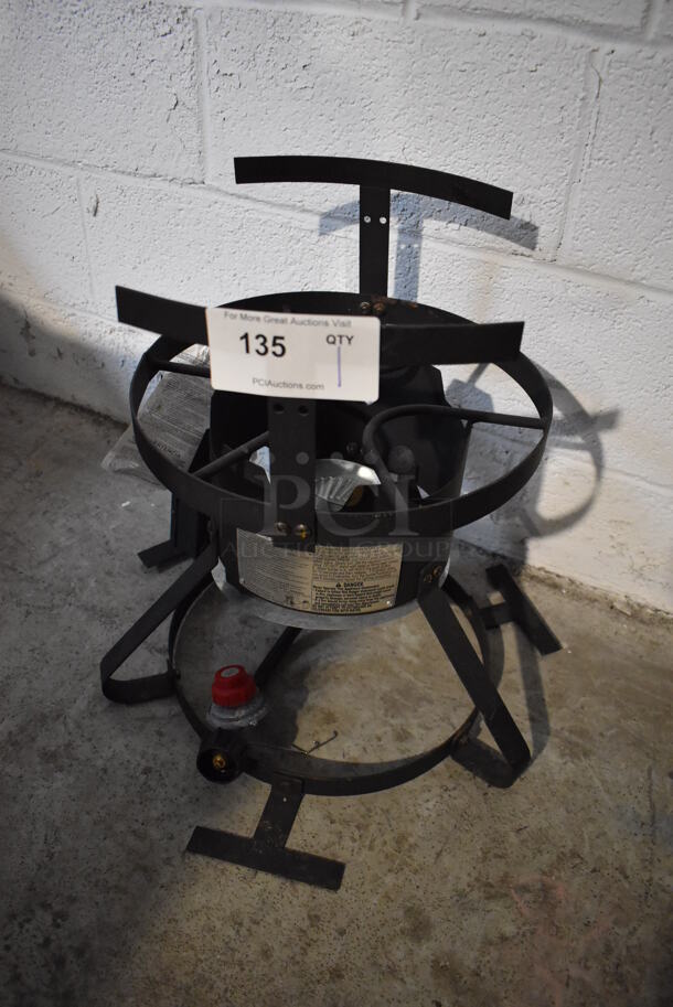 TF2089904-RG-00 Metal Propane Gas Powered Single Burner Stock Pot Range. 18x18x19  - Image 1 of 4