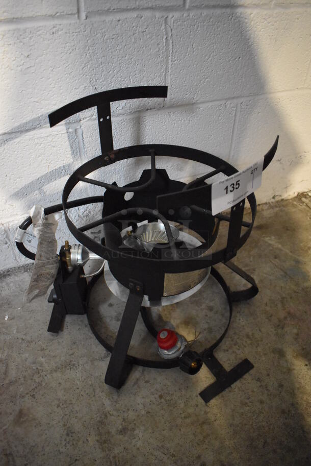 TF2089904-RG-00 Metal Propane Gas Powered Single Burner Stock Pot Range. 18x18x19  - Image 4 of 4