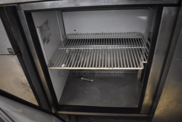 True TSSU-72-18 Stainless Steel Commercial Sandwich Salad Prep Table Bain Marie Mega Top on Commercial Casters. 115 Volts, 1 Phase. 72x30x42. Tested and Working! - Image 6 of 8