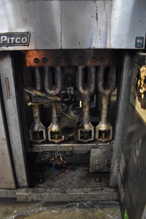2016 Pitco Frialator 40D Stainless Steel Commercial Propane Gas Powered Deep Fat Fryer w/ 2 Metal Fry Baskets. 115,000 BTU. 15.5x30x47 - Image 5 of 6