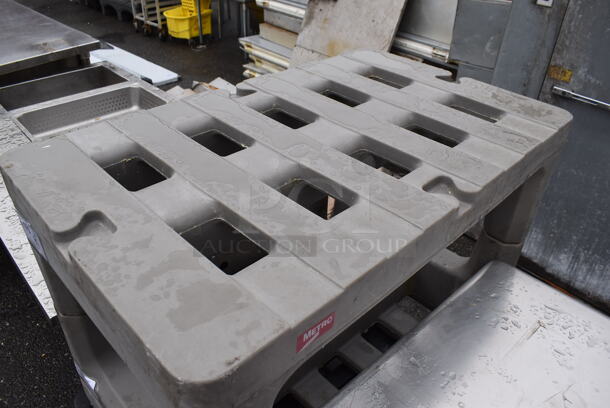 Metro Gray Poly Dunnage Rack. 36x22x12 - Image 2 of 3