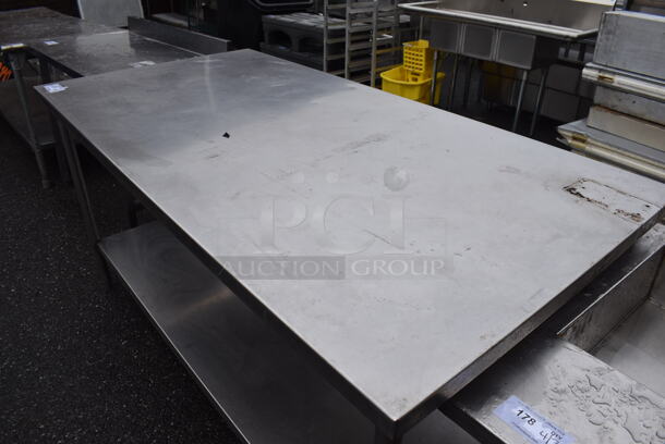 Stainless Steel Table w/ Under Shelf. 72x36x36 - Image 2 of 4
