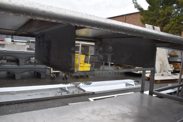 Stainless Steel Table w/ Under Shelf. 84x30x34 - Image 4 of 4