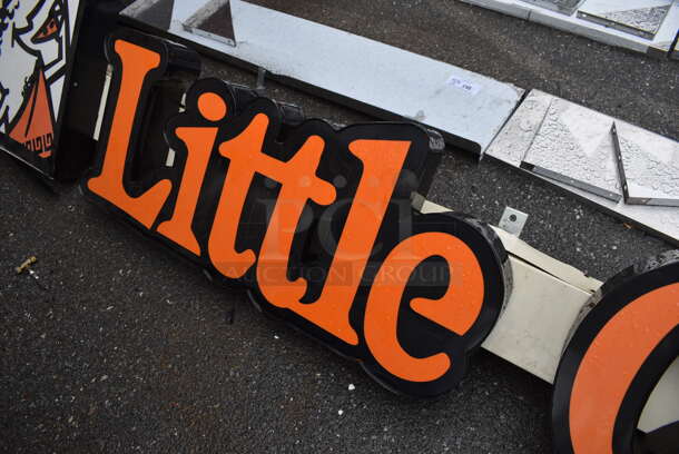 Little Caesars Metal Sign. 136x13x24 - Image 3 of 5