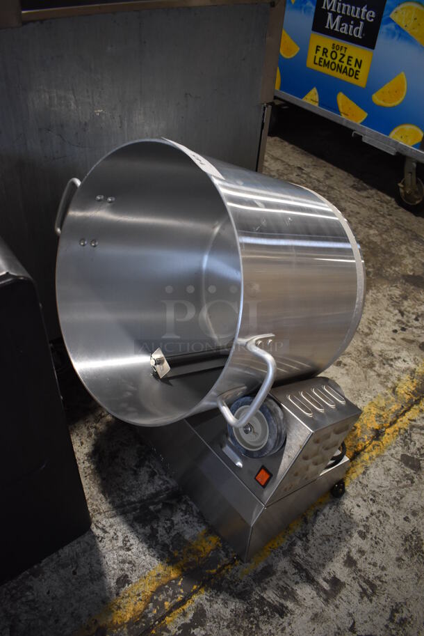Cretors MIXER CMTRA-X Stainless Steel Commercial Countertop Coated Mixer Tumbler w/ Stock Pot. 120 Volts, 1 Phase. 27x25x33. Tested and Working! - Image 3 of 6