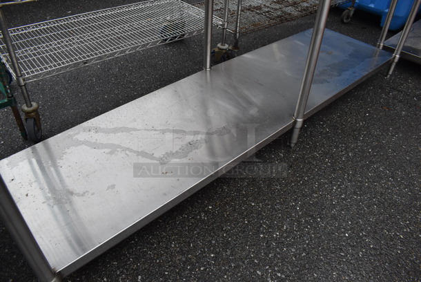 Stainless Steel Table w/ Under Shelf. 96x30x36.5 - Image 3 of 4
