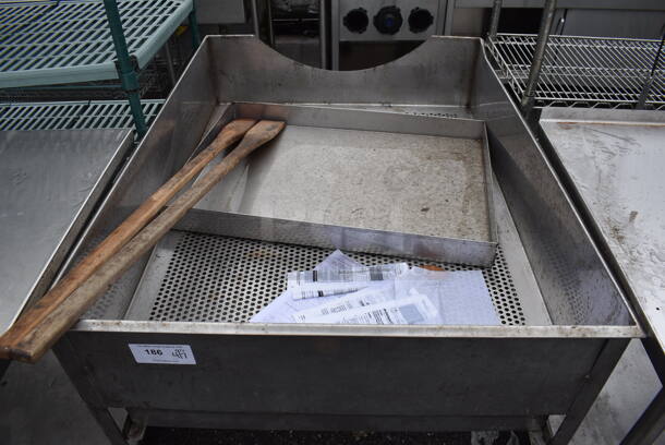 Stainless Steel Bin on Commercial Casters. 37x49x35.5 - Image 2 of 4
