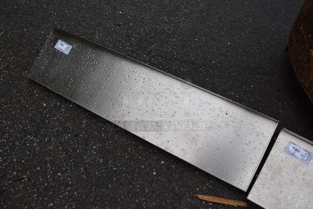 Metal Shelf w/ Wall Mount Brackets. 48x12x10 - Image 2 of 3