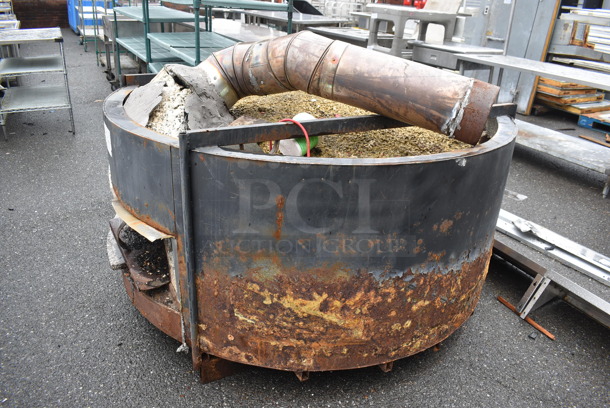 Metal Commercial Wood Fired / Gas Fired Pizza Oven. 69x69x36 - Image 3 of 6