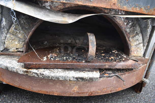 Metal Commercial Wood Fired / Gas Fired Pizza Oven. 69x69x36 - Image 6 of 6