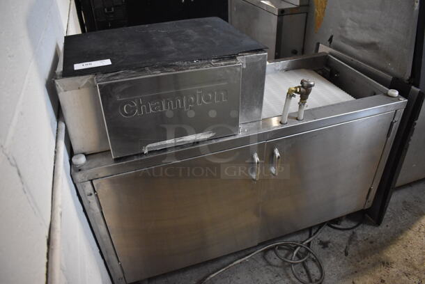 Champion CG4R Stainless Steel Commercial Glass Washer. 230 Volts. 48x23x33 - Image 4 of 8