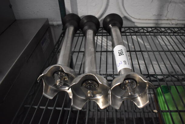 3 Stainless Steel Commercial Immersion Blades. 3.5x3.5x15. 3 Times Your Bid! - Image 1 of 3