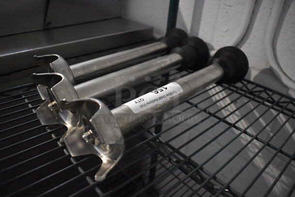 3 Stainless Steel Commercial Immersion Blades. 3.5x3.5x15. 3 Times Your Bid! - Image 2 of 3