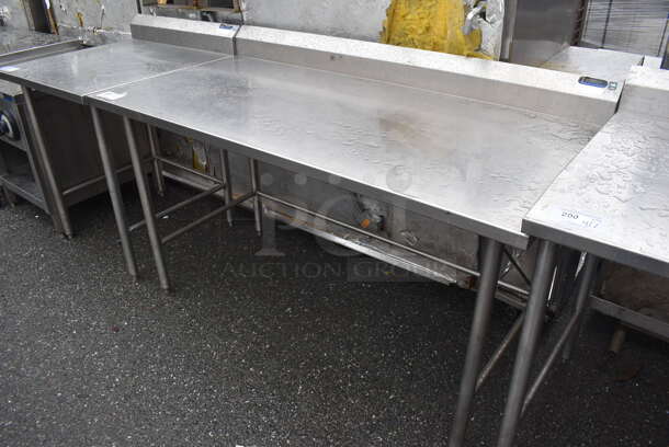 Stainless Steel Table w/ Back Splash. 60x31x40 - Image 3 of 3
