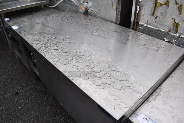 Stainless Steel Table w/ 2 Doors and Under Shelf. 54.5x30x32.5 - Image 2 of 4