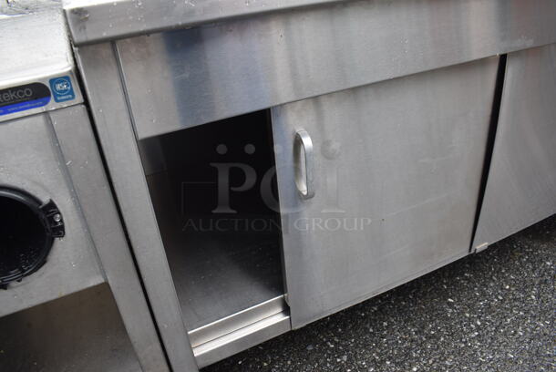 Stainless Steel Table w/ 2 Doors and Under Shelf. 54.5x30x32.5 - Image 4 of 4