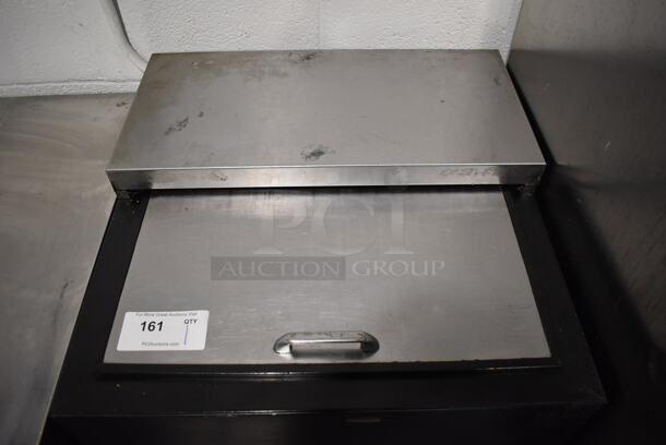 Perlick BC24 Stainless Steel Commercial Back Bar Cooler w/ Sliding Lid on Commercial Casters. 115 Volts, 1 Phase. 24x24x37. Tested and Working! - Image 4 of 6