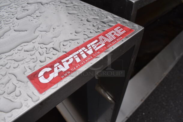 10' CaptiveAire Stainless Steel Commercial Grease Hood. 120x31x55 - Image 5 of 7