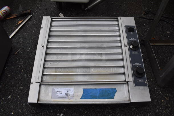 Roundup HDC-30A Stainless Steel Commercial Countertop Hot Dog Roller. 120 Volts, 1 Phase. 22x20x7. Tested and Does Not Power On - Image 1 of 5