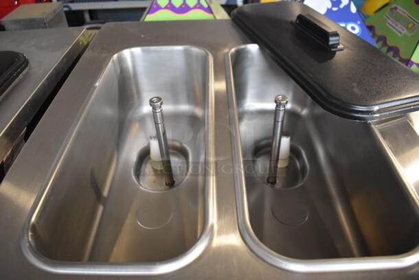 2012 Taylor C723-33 Stainless Steel Commercial Floor Style Water Cooled 2 Flavor Soft Serve Ice Cream Machine on Commercial Casters. 208-230 Volts, 3 Phase. 23x35x56 - Image 5 of 7
