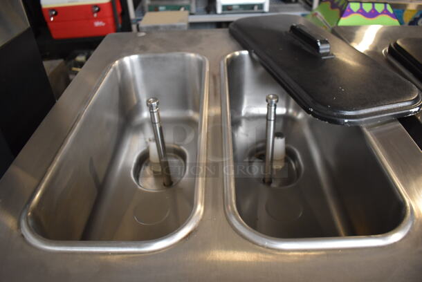 2012 Taylor C723-33 Stainless Steel Commercial Floor Style Water Cooled 2 Flavor Soft Serve Ice Cream Machine on Commercial Casters. 208-230 Volts, 3 Phase. 23x35x56 - Image 7 of 8