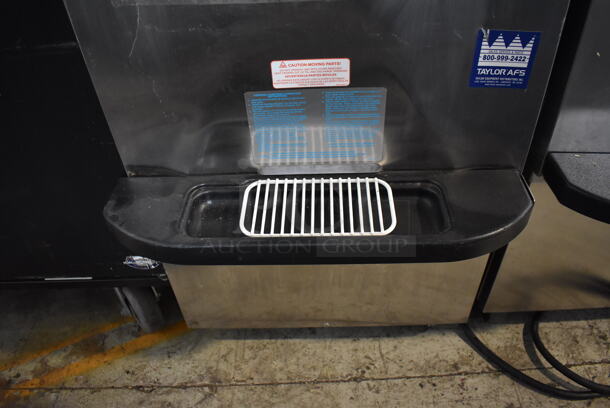 2012 Taylor C723-33 Stainless Steel Commercial Floor Style Water Cooled 2 Flavor Soft Serve Ice Cream Machine on Commercial Casters. 208-230 Volts, 3 Phase. 23x35x56 - Image 8 of 8