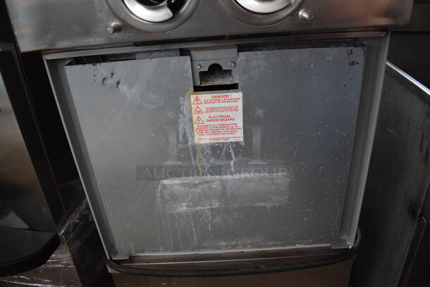 2012 Taylor C723-33 Stainless Steel Commercial Floor Style Water Cooled 2 Flavor Soft Serve Ice Cream Machine on Commercial Casters. Missing Parts. 208-230 Volts, 3 Phase. 23x35x56 - Image 6 of 9