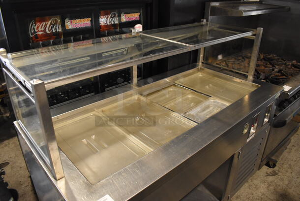 Marlo Stainless Steel Commercial Refrigerated Buffet Station. 60x30x51. Tested and Working! - Image 3 of 9