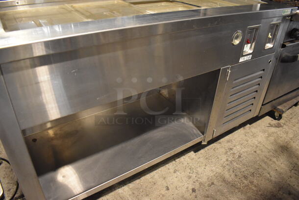 Marlo Stainless Steel Commercial Refrigerated Buffet Station. 60x30x51. Tested and Working! - Image 4 of 9