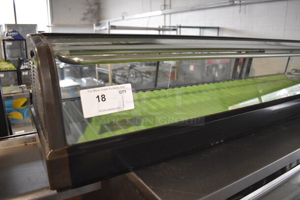 Hoshizaki HNC-210AA-R Metal Commercial Countertop Sushi Display Case Merchandiser. 115 Volts, 1 Phase. 82x14x11. Tested and Powers On But Does Not Get Cold - Image 2 of 6
