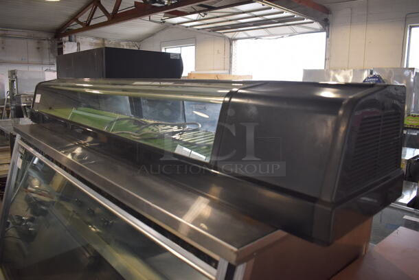 Hoshizaki HNC-210AA-R Metal Commercial Countertop Sushi Display Case Merchandiser. 115 Volts, 1 Phase. 82x14x11. Tested and Powers On But Does Not Get Cold - Image 4 of 6