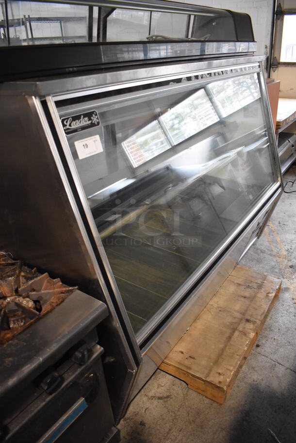 2012 Leader HDL72 S/C Stainless Steel Commercial Floor Style Deli Display Case Merchandiser. 115 Volts, 1 Phase. 72x34x53. Tested and Working! - Image 2 of 6