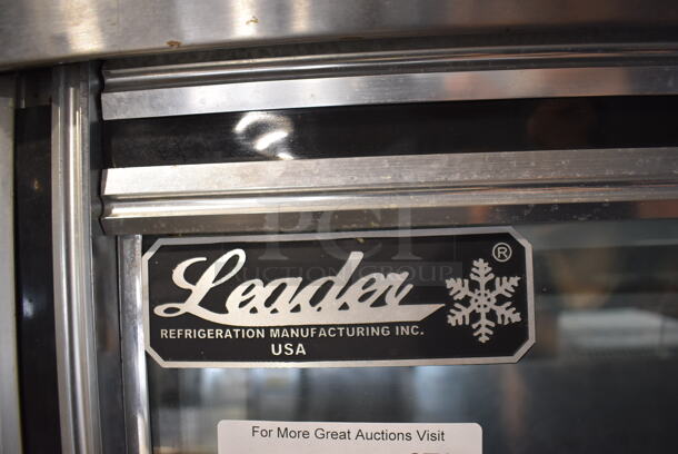 2012 Leader HDL72 S/C Stainless Steel Commercial Floor Style Deli Display Case Merchandiser. 115 Volts, 1 Phase. 72x34x53. Tested and Working! - Image 5 of 6