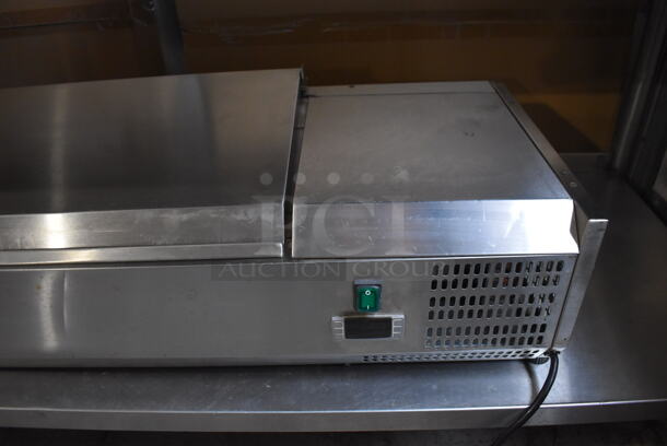 Arctic Air ACP40 Stainless Steel Commercial Countertop Refrigerated Rail. 115 Volts, 1 Phase. 40x17x12. Tested and Working! - Image 2 of 7