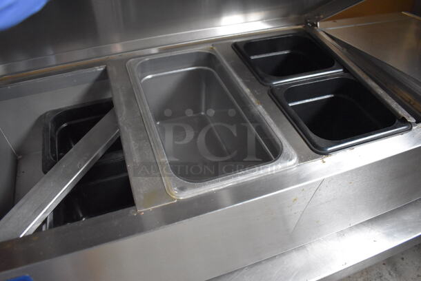 Arctic Air ACP40 Stainless Steel Commercial Countertop Refrigerated Rail. 115 Volts, 1 Phase. 40x17x12. Tested and Working! - Image 5 of 7