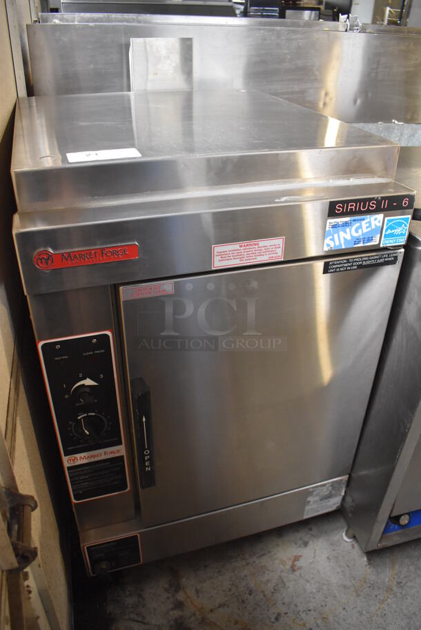 Market Forge SIRIUS II-6 Stainless Steel Commercial Single Door Natural Gas Powered Steam Cabinet. 27,000 BTU. 24x31x44 - Image 3 of 7