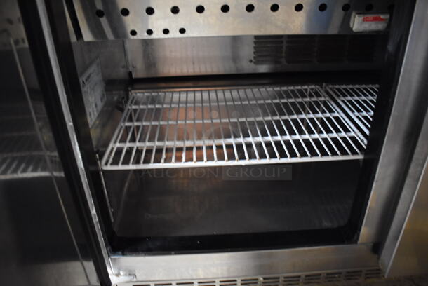 Everest EPBR2 Stainless Steel Commercial Sandwich Salad Prep Table Bain Marie Mega Top on Commercial Casters. 115 Volts, 1 Phase. 48x35x43. Tested and Working! - Image 5 of 7