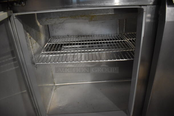 Continental SW48-12 Stainless Steel Commercial Sandwich Salad Prep Table Bain Marie Mega Top on Commercial Casters. 115 Volts, 1 Phase. 48x31x42. Tested and Working! - Image 8 of 8